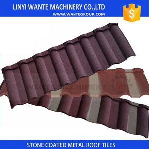 WANTE color de <span class=keywords><strong>la</strong></span> mezcla de metal azulejo teja plana, precio más bajo para baldosas de piedra de techo  - Product Image 4