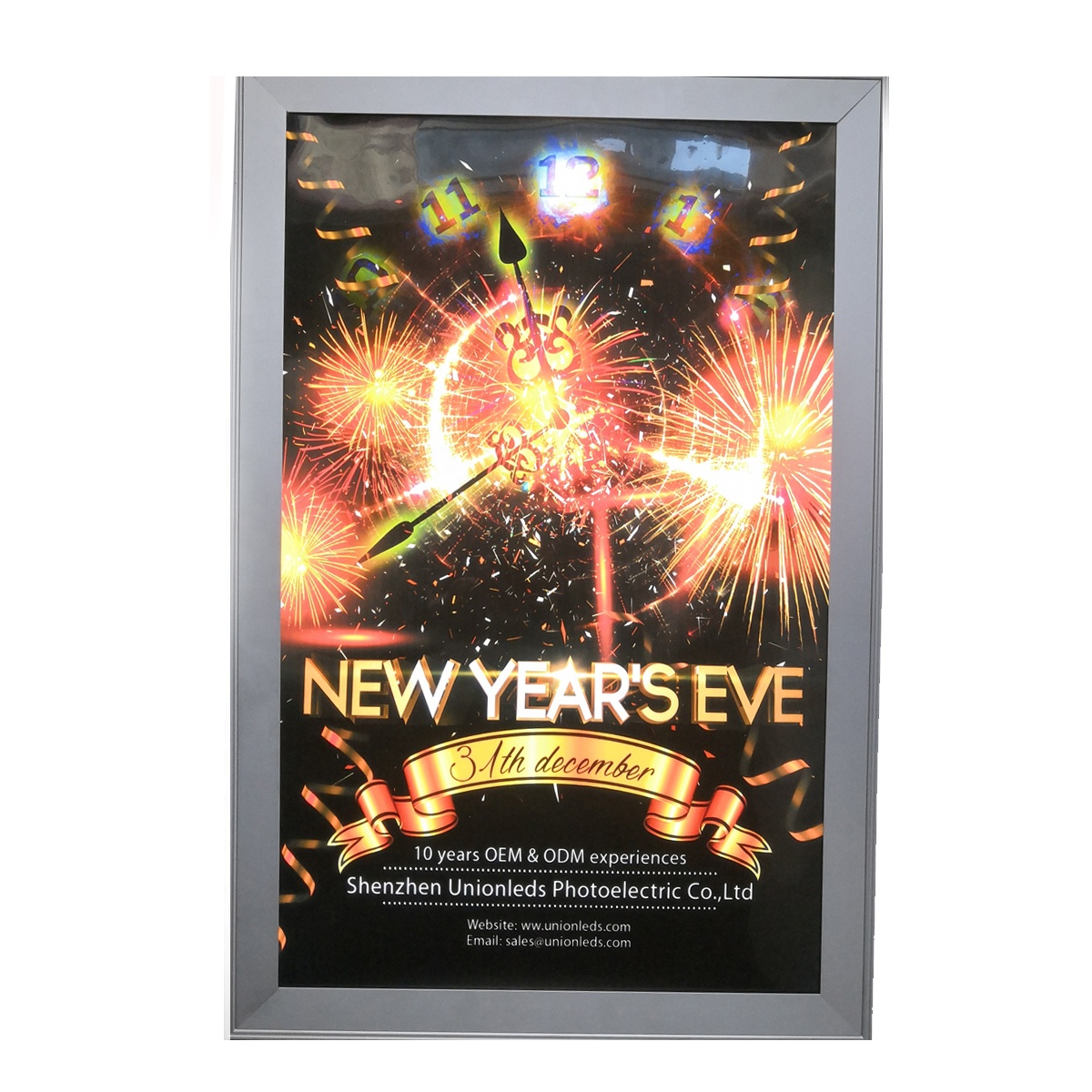 Защелкивающаяся алюминиевая рамка такси мигающие рекламные знаки