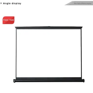 Mini Projectiescherm 40 inch (4:3) Draagbare Tafel Scherm Roll-up Computer Desktop Platte projector Screen