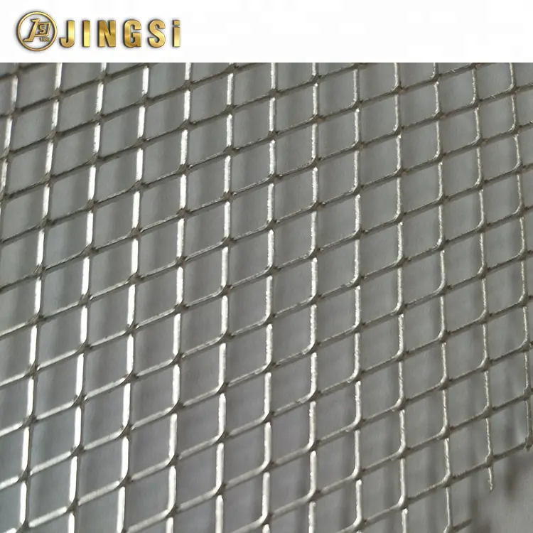 Diamond 4x8mm Opening Aluminum Gutter Guard Expanded Metal Mesh For Trench Cover High Safety Performance Pvc Coated Wire Mesh