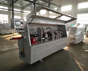 Qingdao automatic double trimming edge banding machine