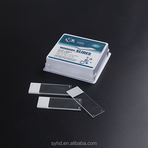 Venta caliente HDA médicos y de laboratorio blanco estupendo <span class=keywords><strong>silano</strong></span> portaobjetos de vidrio - Product Image 1