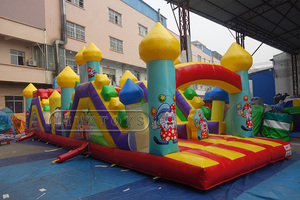 Lilytoys al aire libre toboganes inflables baratos 0,55mm PLATO carrera de obstáculos inflable para niños - Product Image 2