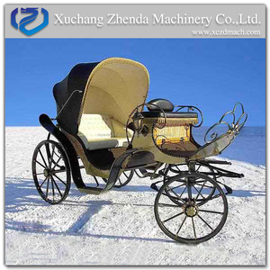 Boda blanco romántico caballos/alta calidad turismo caballo vagones para venta - Product Image 1