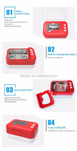 Limpiador <span class=keywords><strong>dental</strong></span> ultrasónico digital, mini limpiador <span class=keywords><strong>dental</strong></span> profesional portátil con batería integrada recargable - Product Image 4
