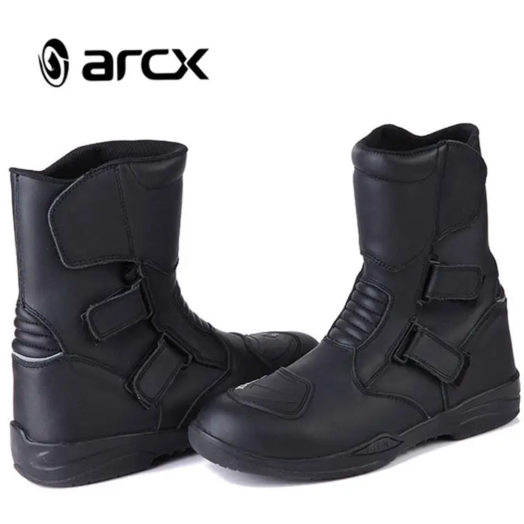 ARCX Giày Đạp Xe Bằng Da Bò Bốt Đạp Xe Chống Nước Cho Nam