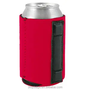 Magnetic Neoprene Collapsible Beer Can Cover Foldable Can Cooler Case Stubby Holder