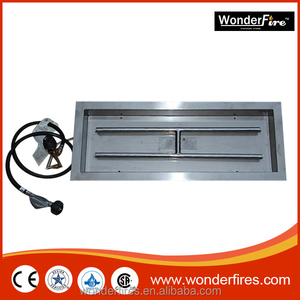 Dikdörtgen açılan ateş çukuru tava (18 ", 24", 30 ", 36" ve 48 ") açık ateş çukuru masa/yüksek alev/isıtıcı için gaz ısıtıcı - Product Image 2