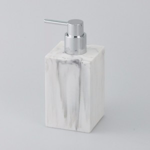 Accesorios de baño baratos de polietileno de forma cuadrada blanca - Product Image 3