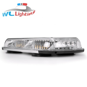 GDwllighting 44 LED 17 นิ้วคําเตือนฉุกเฉินกระ<span class=keywords><strong>พริบ</strong></span>รถบรรทุกก่อสร้าง LED มินิบาร์หลังคา Strobe Light - Product Image 2