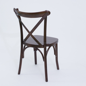 Brown couleur Bistro croix retour chaise - Product Image 2