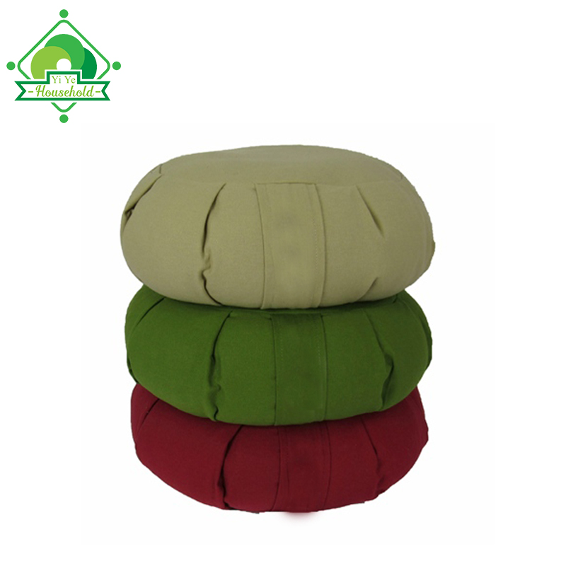 Сертифицированного органического хлопка Забутон подушки,выровнять позвоночника Йога Подушка