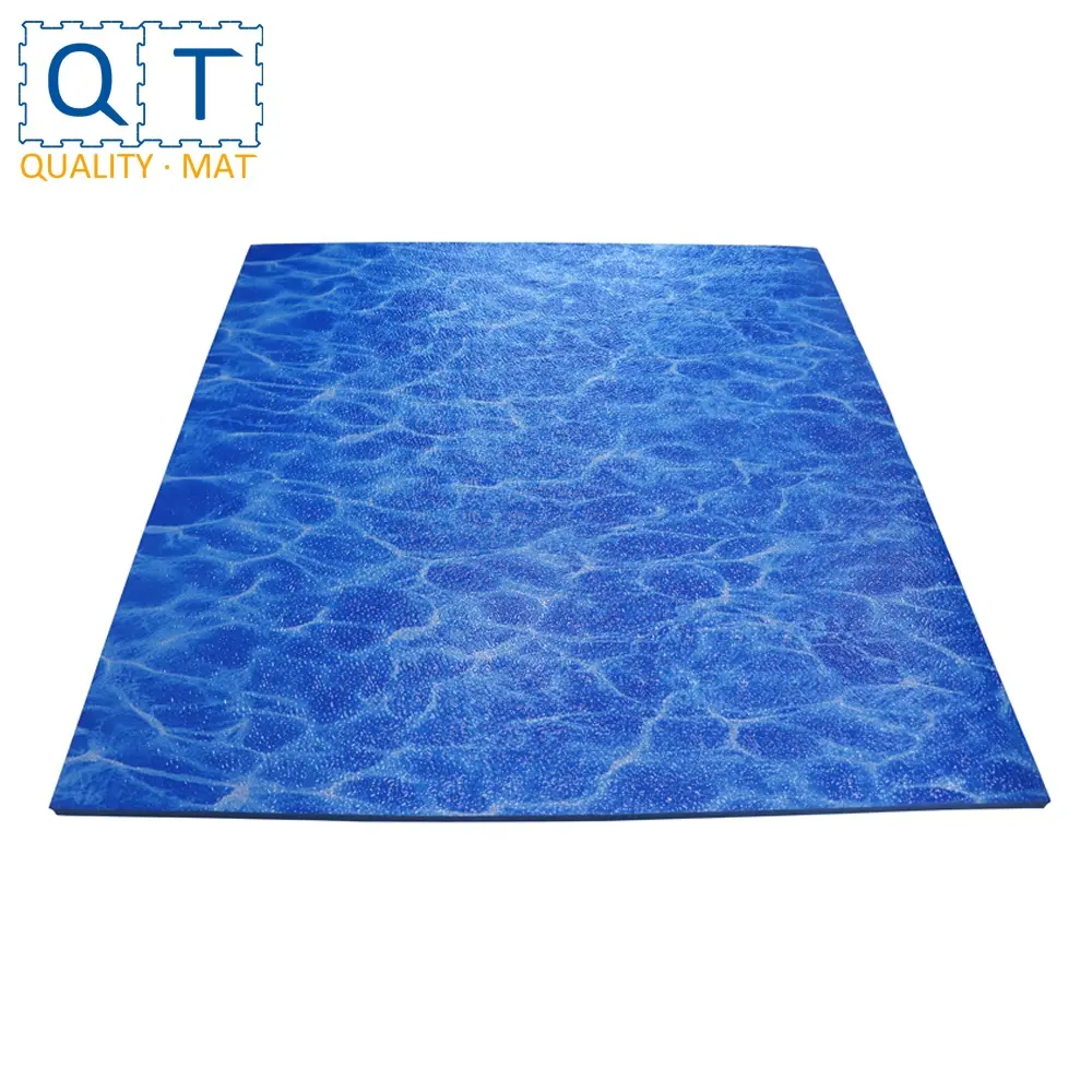 QT MAT Non毒性Odorless Formamide Below 200PPM 39in × 39in 20ミリメートルEVA Heat Printing Puzzle Floor Indoor Playground Mat