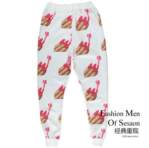 Del Deporte de impresión 3D suelta de dibujos animados, Pantalones moda gimnasio correr sport pantalones de chándal hombres - Product Image 5