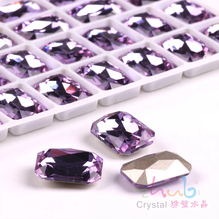 High Quality Rectangle Princess 10*14mm-18*27ミリメートルOctagonal Cut Cubic Zirconia Stone