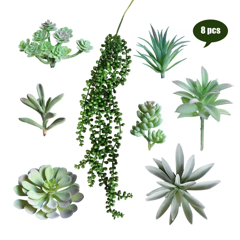 Mini plante artificielle succulente, 8 pièces, fausses plantes, vente en gros, Amazon économique