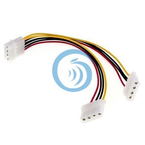 2-wege/4-pin NETZTEIL Power Splitter Kabel, LP4 Molex 1 bis 2 - Product Image 2
