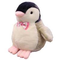 Nouveaux jouets en peluche de pingouin en peluche d'animaux mignons en gros de la Chine pour les oreillers d'anniversaire des enfants en 2019