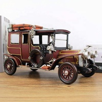 Modèle de voiture ancienne en métal 1907, 1:12, figurine, modèle de véhicule vintage, figurine de voiture rétro, jouet pour garçon, cadeau, décoration de bureau à domicile