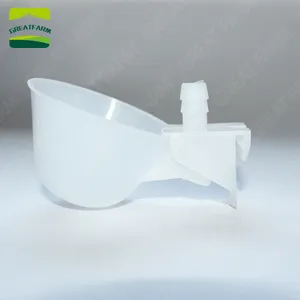 Hot Sales Automatic Plastic White Poultry Pigeon/Quail/chicken Drinker Bowl Bird Water