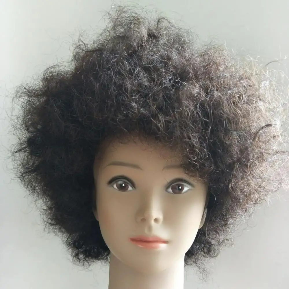 Кудрявый манекен голова волос женский манекен в салоне красоты для парикмахерской