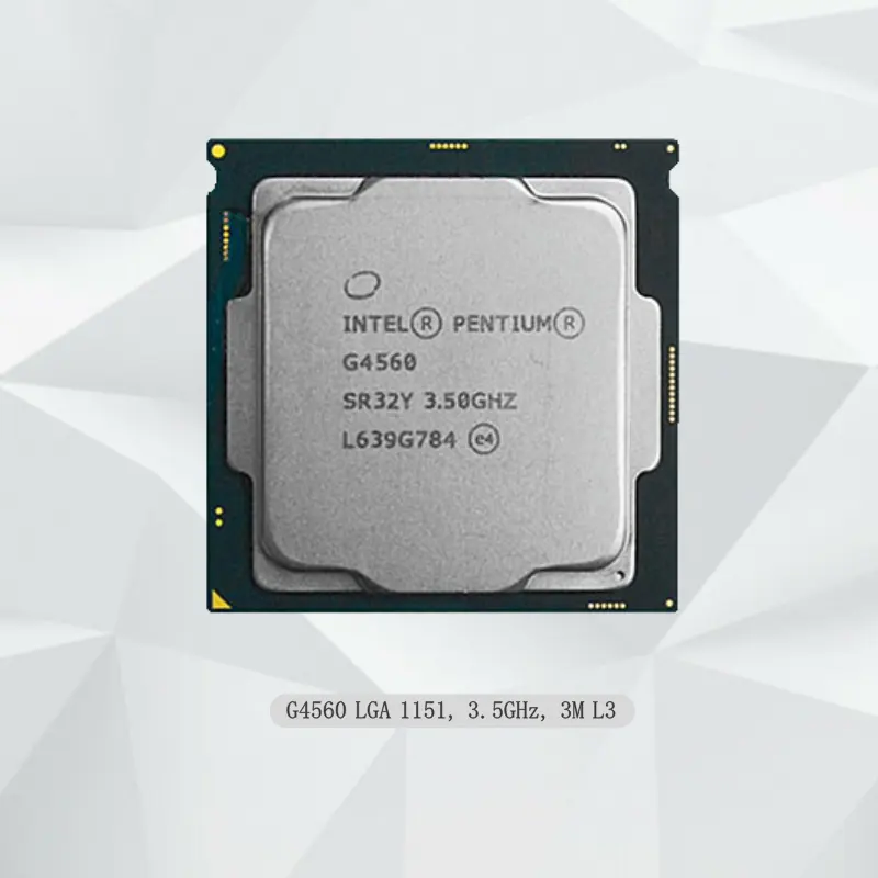 Bilgisayar parçaları Pentium çift çekirdekli G4560 CPU LGA soket 1151 Anakart