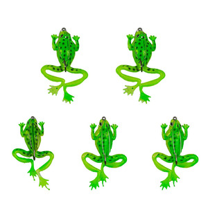 Kingdom — leurre imperméable en forme de <span class=keywords><strong>grenouille</strong></span>, appât artificiel souple avec hameçon barbelé pour <span class=keywords><strong>la</strong></span> pêche en surface - Product Image 3