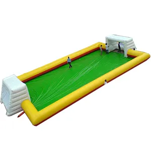 2019 new colorful balloons kid's inflatable football pitch backyard soccer field