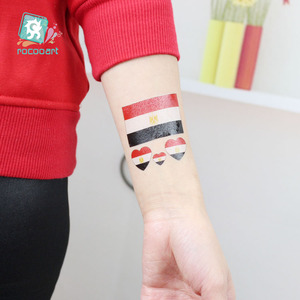 Impermeable las banderas de los países del tatuaje etiqueta engomada del tatuaje de Camerún Bandera de Sudán bandera del africano del Sur África bandera tatuaje temporal - Product Image 1