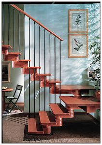 <span class=keywords><strong>Escalier</strong></span> intérieur australien, marches en bois massif, <span class=keywords><strong>escalier</strong></span> d'attique simple en acier et bois, L-55 - Product Image 4