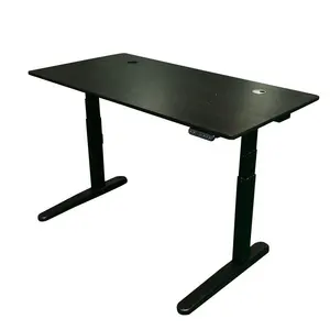 Computer Modern Ergonomic Height Frame Standing Sitting Adjustable Dual Motor Automatic Sit Stand Up Desk