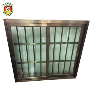 Fenêtre coulissante <span class=keywords><strong>fenetre</strong></span> en aluminium de style maison moderne à double vitrage trempé de 5mm - Product Image 4