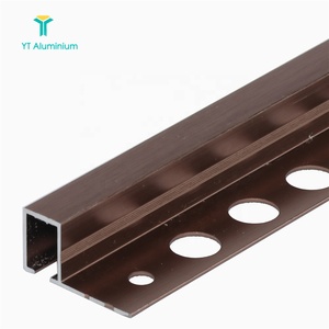 Mulino Finitura In Alluminio Trim Rotonda di Tipo Aperto di Piastrelle Bordo Profili Trim Angolo Bordo - Product Image 4