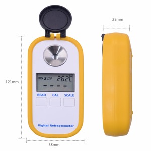 Alta precisão hand held Brix Refratômetro Índice de Refração 0-50% <span class=keywords><strong>Digital</strong></span> medição suger - Product Image 3