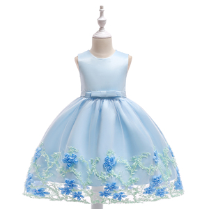Caldo di vendita per bambini abiti disegni per ragazze vestiti con immagini per bambini Party Wear Dress L1845 - Product Image 2