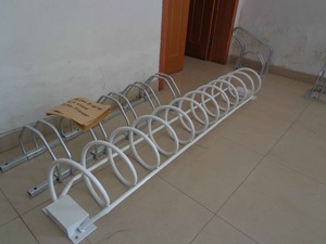 Colliers de vélo électriques compacts et lourds, support de <span class=keywords><strong>stationnement</strong></span> à la main pour bicyclette électrique, en acier haut et bas, cerceau robuste, en spirale - Product Image 4