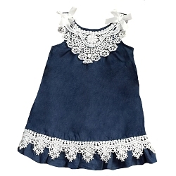 En gros enfants de boutique enfants <span class=keywords><strong>blouse</strong></span> robe sans manches bébé fille robe - Product Image 5