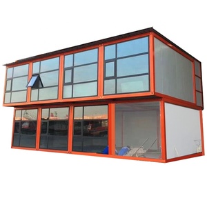 Shuzman Tuyệt Vời Tháo Rời Lắp Ráp Modular Prefab Container Nhà Với Modular Thép Và Tường Kính - Product Image 4