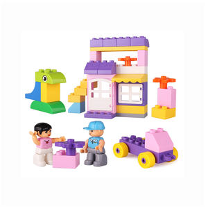 Uyumlu yaratıcı tuğla eğitim geliştirme okul öncesi istiflenebilir büyük oyuncak inşaat blokları setleri çocuklar için yürümeye başlayan çocuk - Product Image 3