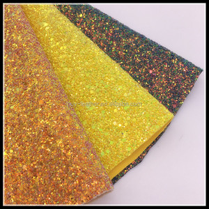 Chunky long lanh <span class=keywords><strong>PU</strong></span> da vải với đàn hồi ủng hộ cho đồ nội thất Túi Giày cung trang trí mục đích - Product Image 3