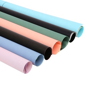 Papier <span class=keywords><strong>d</strong></span>'emballage de fleurs cadeau bicolores coloré pas cher Papier <span class=keywords><strong>d</strong></span>'emballage de fleurs en tissu pour bouquet imperméable - Product Image 6