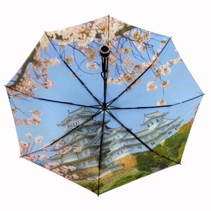 <span class=keywords><strong>Parapluie</strong></span> compact personnalisé avec photo numérique de patte de chat ou de <span class=keywords><strong>chien</strong></span>, empreinte digitale, manuel, pongee - Product Image 3