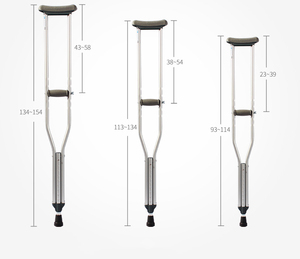 Muletas Axilares <span class=keywords><strong>de</strong></span> Aluminio Ajustables <span class=keywords><strong>de</strong></span> Diseño Simple a Precio Económico al por Mayor <span class=keywords><strong>para</strong></span> Discapacitados y Ancianos - Product Image 2
