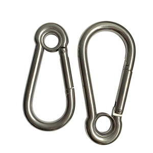 Crochet de <span class=keywords><strong>mousqueton</strong></span> de crochet de ressort d'acier inoxydable avec l'<span class=keywords><strong>oeillet</strong></span> - Product Image 3