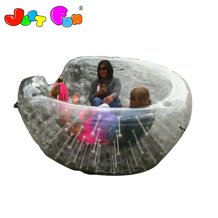 Outdoor Transparent Inflatable Coconut Balls Half Zorb ball For Water Games