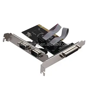 Db9 Rs232 9 Pins Seriële Db25 Parallelle Poort Printer Combo Pci Kaart Pc Computer