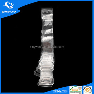 Sangle de soutien-gorge en plastique transparent 10mm 12mm Soutien-gorge invisible Sangle <span class=keywords><strong>transparente</strong></span> en TPU - Product Image 4
