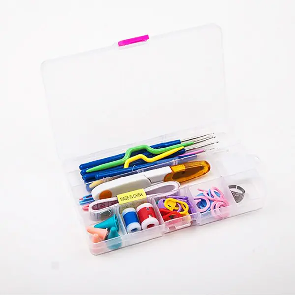 Charmkey Knitting Accessory crochet hook set sewing set for hand knitting sewing kit box set