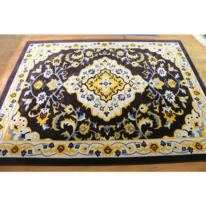 Tapis tibétain à motifs floraux colorés, accessoire de luxe en <span class=keywords><strong>laine</strong></span>, pour salon, - Product Image 5