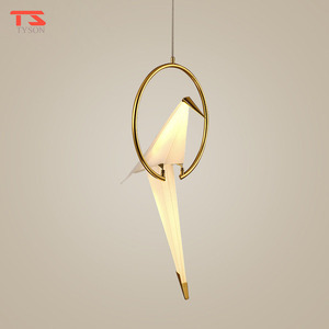Lampu Gantung Desain Unik Ruang Tamu Lampu Gantung Burung Emas Lampu Gantung Pulau Dapur - Product Image 3